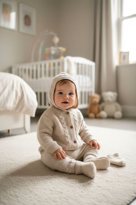 طقم الصوف الأنيق