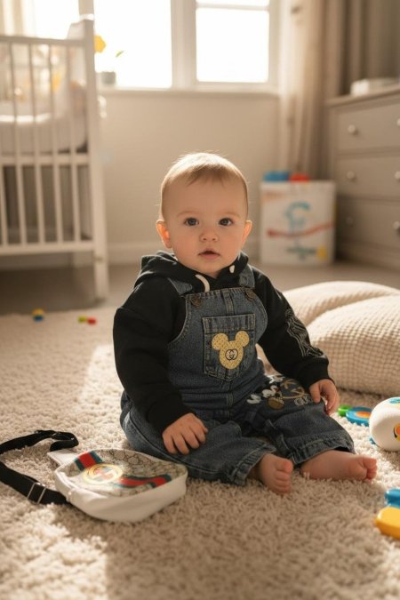 أفرهول جينز مع شنطة