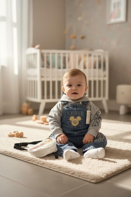 أفرهول جينز مع شنطة