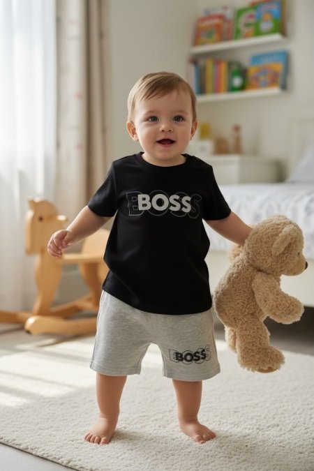طقم قطعتين Boss بلوزة وشرط