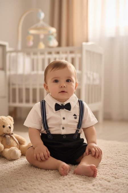 افرهول اسود مع قميص ابيض