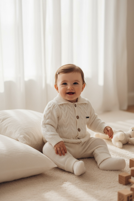 طقم التريكو الأنيق