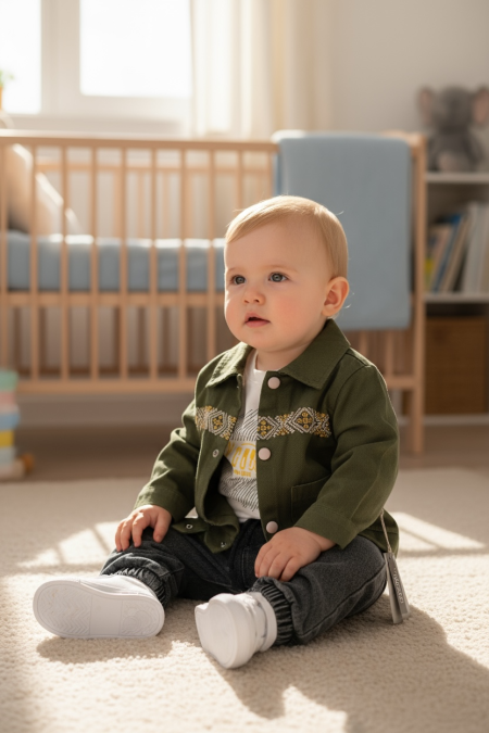 طقم زيتي كاجوال