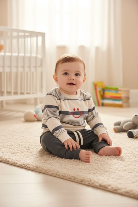 طقم الابتسامة باللون السكني