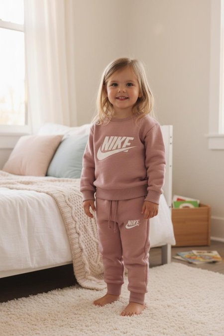 طقم الطفلة الانيقة