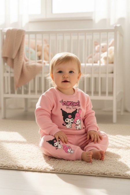 طقم باللون الزهري